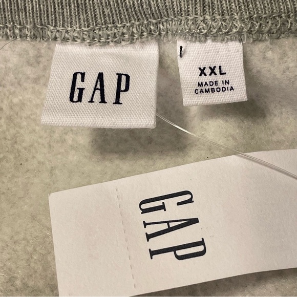 GAP Logo Sweatshirt in Heather Gray - Picture 7 of 8